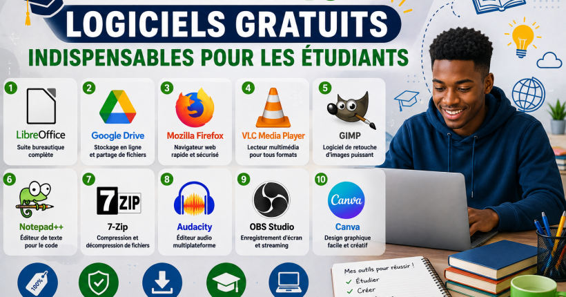 10 logiciels gratuits